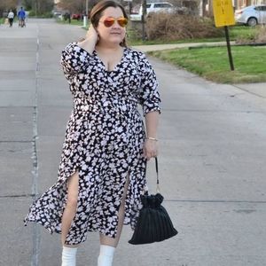 Eloquii floral dress size 14